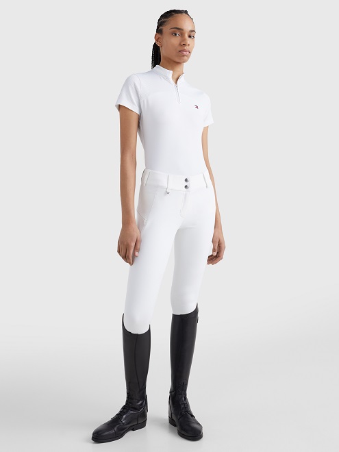 POLO GARA TOMMY HILFIGER EQUESTRIAN Donna, Manica Lunga 